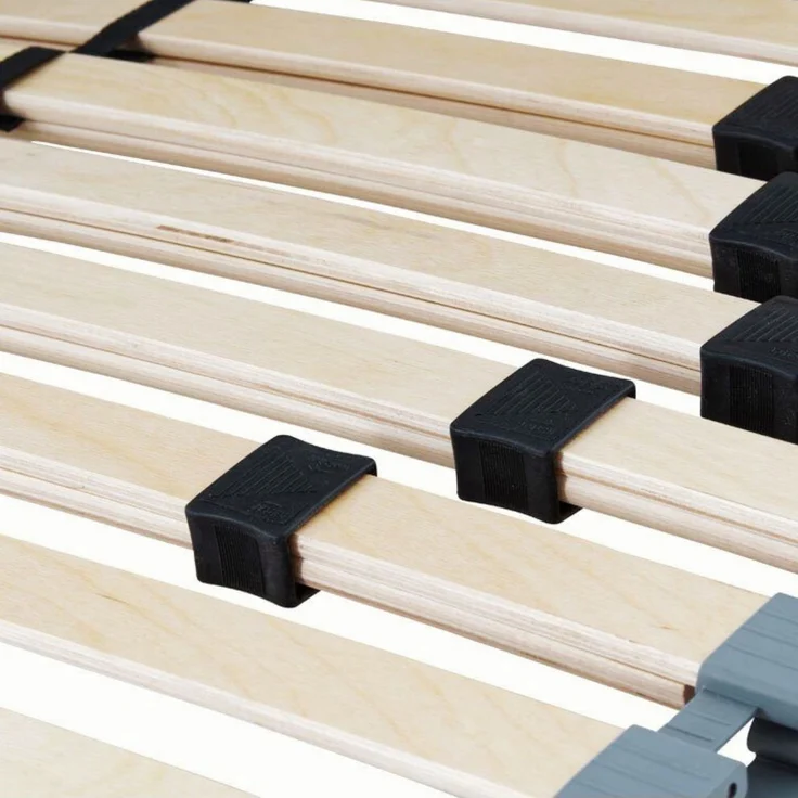 7 Zonen Lattenrost 90x200 mit verstellbarem Kopfteil - Ergonomischer Lattenrost 7 Zonen und stabilem Buchenholzrahmen, 28 flexible Federholzleisten, MADE IN GERMANY, Traglast ca. 150Kg – Bild 4