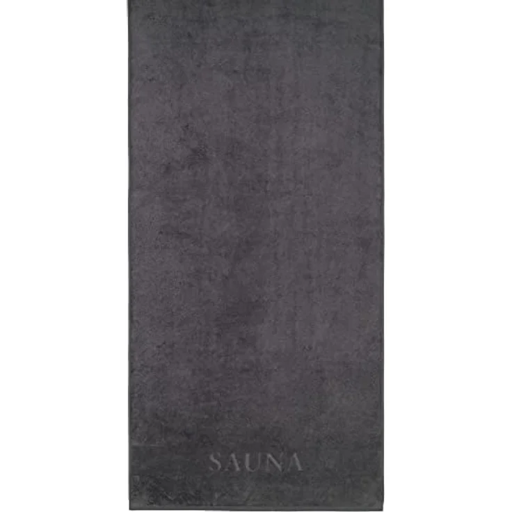 Zöllner Saunatücher, Graphit, 80x200 cm, hochwertige Baumwolle für Freizeit und Wellness – Bild 3