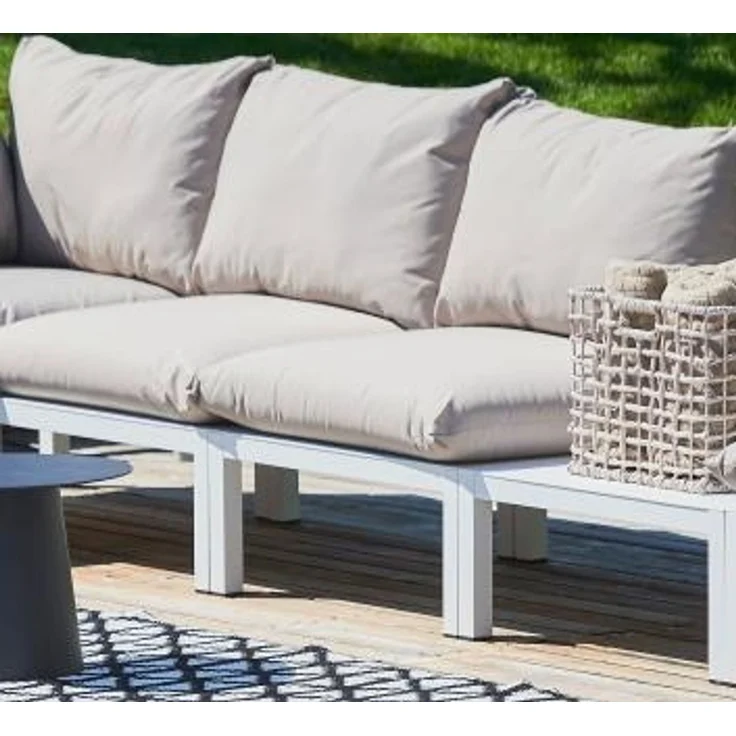 Outdoor Fiam Domino Grund Element weiß/taupe – Bild 3