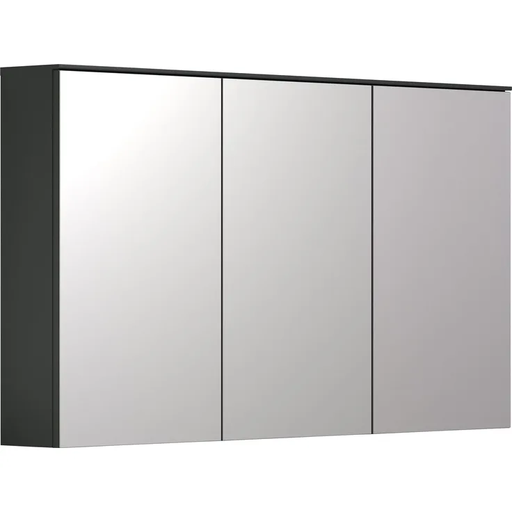 Badezimmer Spiegelschrank Synnax in grau 120 cm