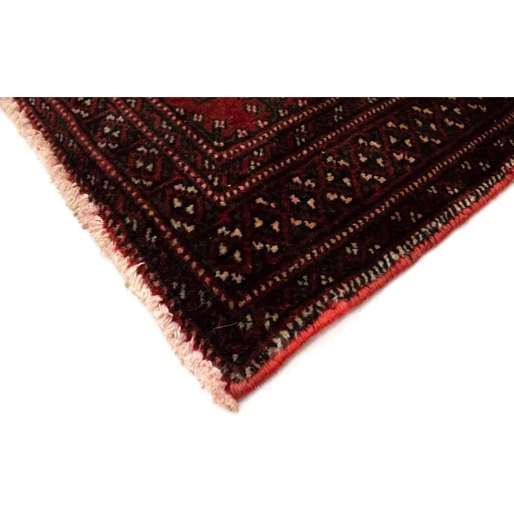 Turkaman Teppich 130x60 cm - rot – Bild 2