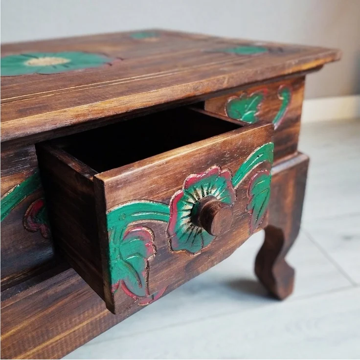 livasia Couchtisch livasia Couchtisch aus Bali, nachhaltig, handgefertigt, 59x39cm, handgefertigt – Bild 3