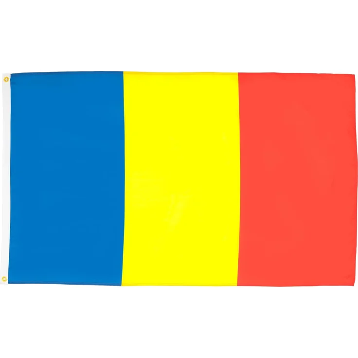 AZ FLAG - Flagge Rumänien - 150x90 cm - Rumänische Fahne 100% Polyester mit Messing-Ösen - 110g