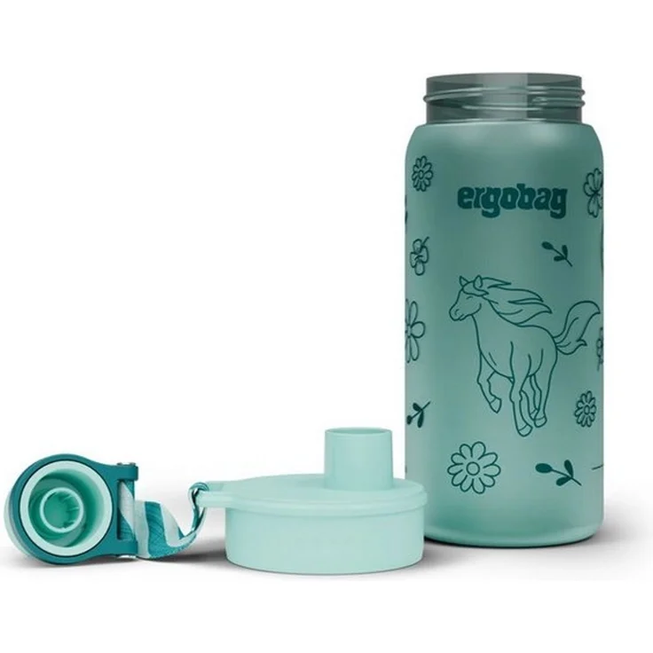 ergobag Trinkflasche Trinkflasche, auslaufsicher und kohlensäuregeeignet – Bild 3