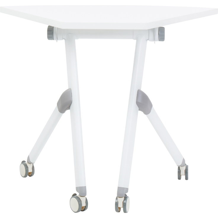 Klappbares Eck-Schreibtischmodul BENDI Weiß 90 cm 64 cm – Bild 4