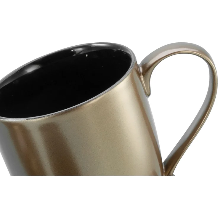 CreaTable Golden Days Schwarz, Kaffeebecher 6-tlg – Bild 4
