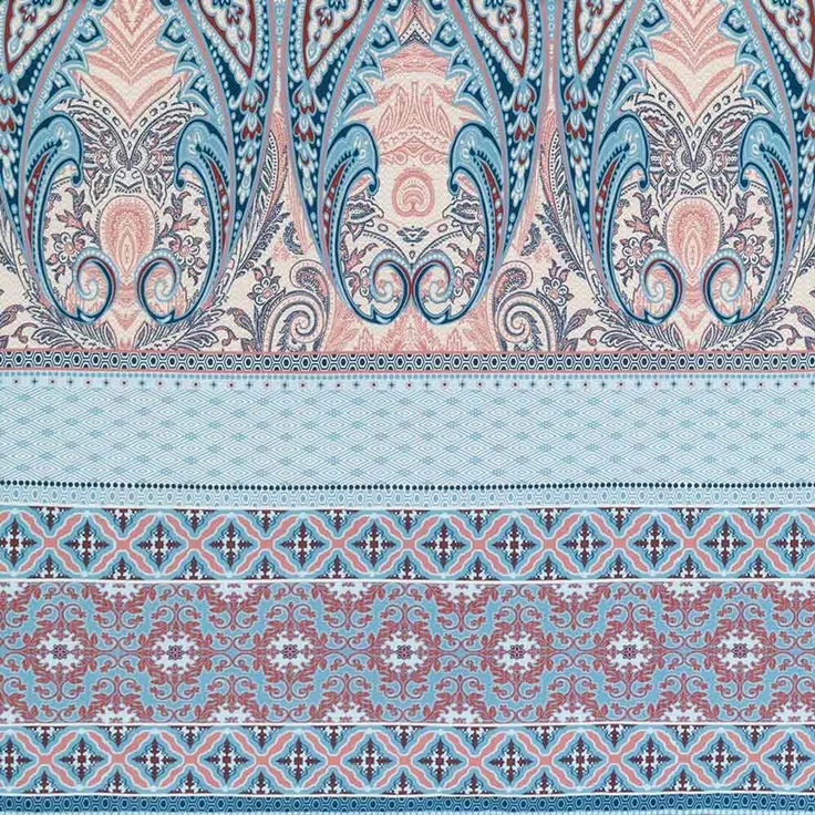 Estella Interlock Jersey Bettwäsche Carmen 6548-630 bleu 135x200 – Bild 3