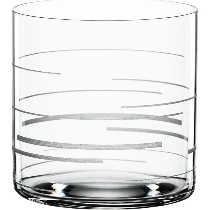Spiegelau Softdrinkbecher Set Signature Drinks Lines 2-tlg, Kristallglas, 330 ml, 4035164