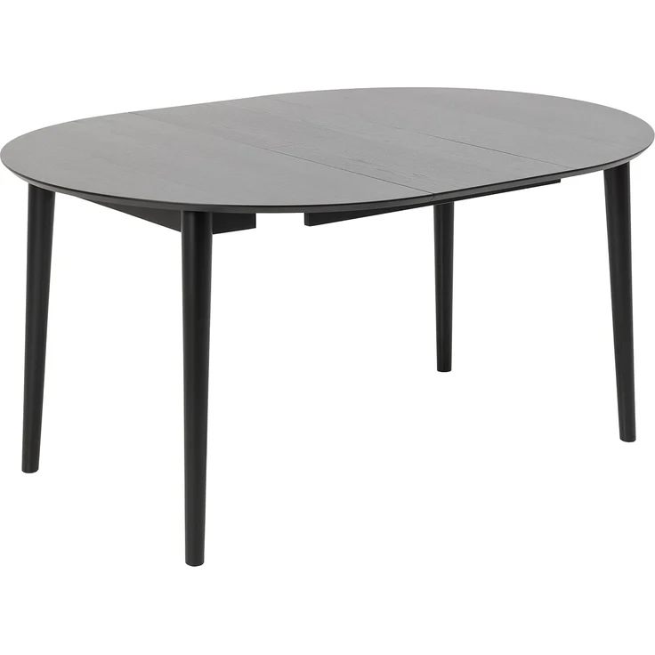 ACTONA GROUP Esstisch Montreux Tisch, Esszimmertisch, schwarz lackiertes Eichenfurnier, Schmetterlingsauszug, Blattablage – Bild 5