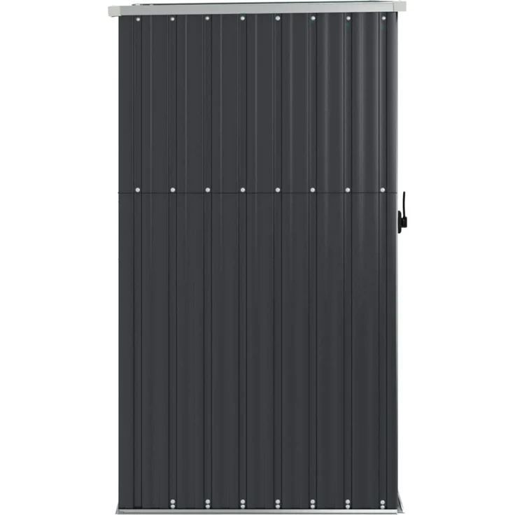 vidaXL Gerätehaus Anthrazit 88x89x161 cm Verzinkter Stahl 316207 – Bild 4