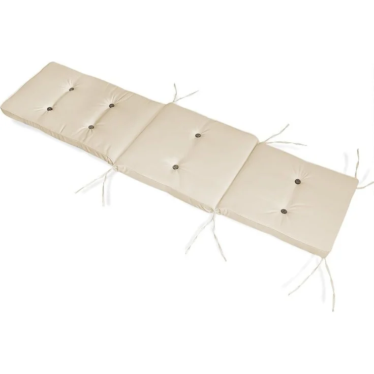 Detex Auflagekissen wasserabweisend, Polyester anthrazit, 174 x 43 x 5 cm – Bild 6