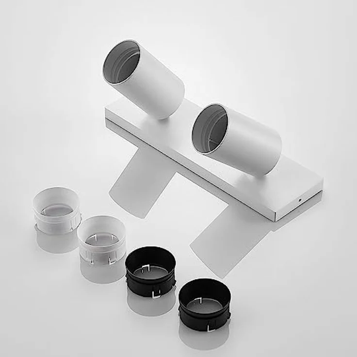 Arcchio Deckenstrahler Brinja, Metall, Weiß IP20, 2 x 8 W LED – Bild 6