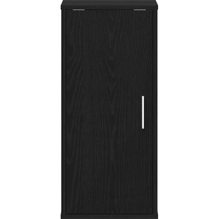 vidaXL Schuhschränke 2 Stk. Schwarz Eichen-Optik 32x35x70 cm 862076 – Bild 6