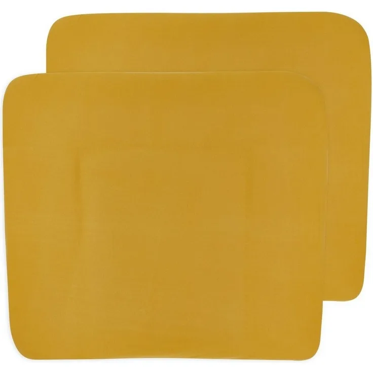 Meyco Baby Wickelauflagenbezug Uni Honey Gold (2-tlg), 85x75cm