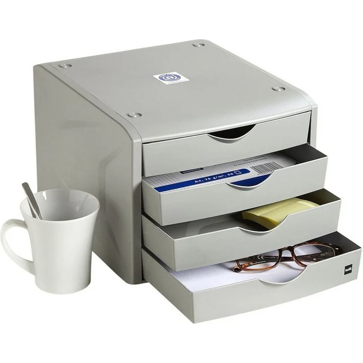 helit Schubladenbox H6429582 DIN A4 26,5 x 33,2 x 21,5 cm – Bild 2