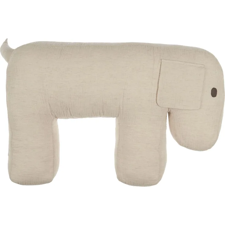 Nanami Stillkissen – Molly Hund – Musselin/Leinen