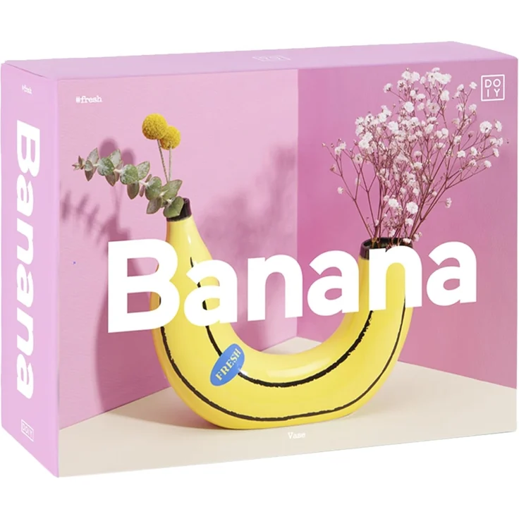 Doiy Vase Banana,Yellow – Bild 3