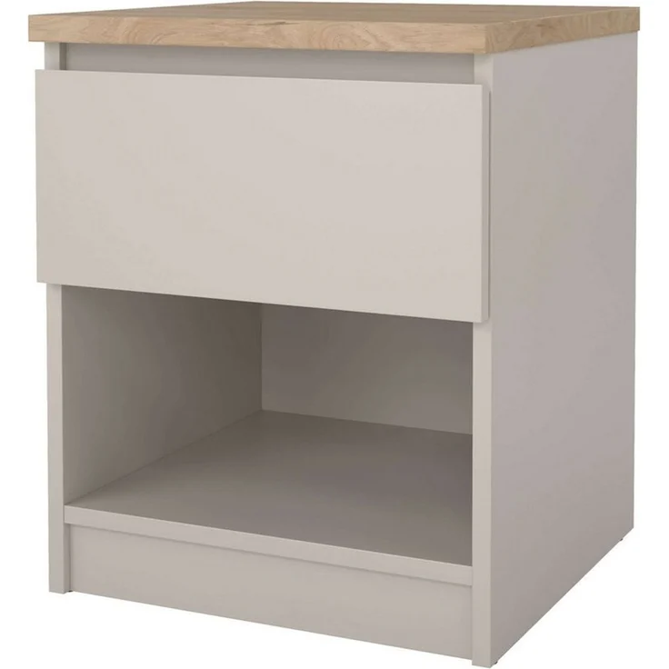 INOSIGN Nachttisch Naia, Nachtkommode, Nachtschrank, Beistelltisch, mit 1 Schublade, Breite 40 cm, Höhe 50 cm – Bild 2