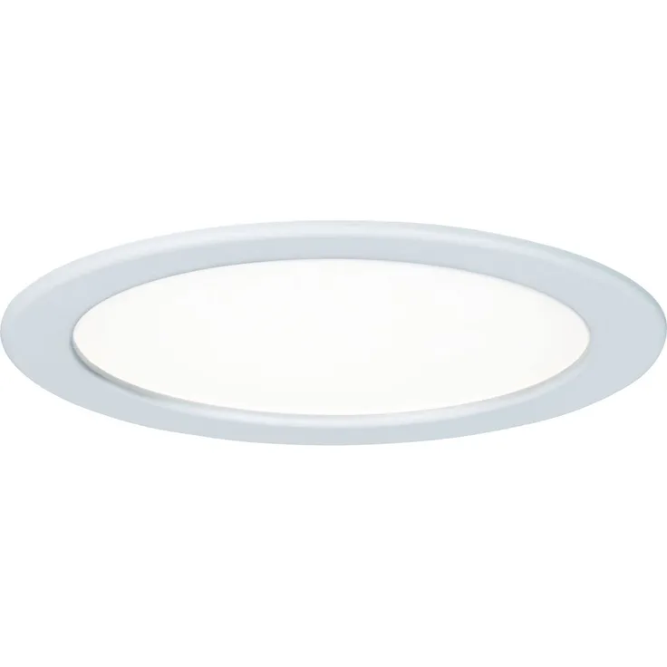 Paulmann 92060 LED Einbaupanel IP44 rund 220mm 4000K Weiß