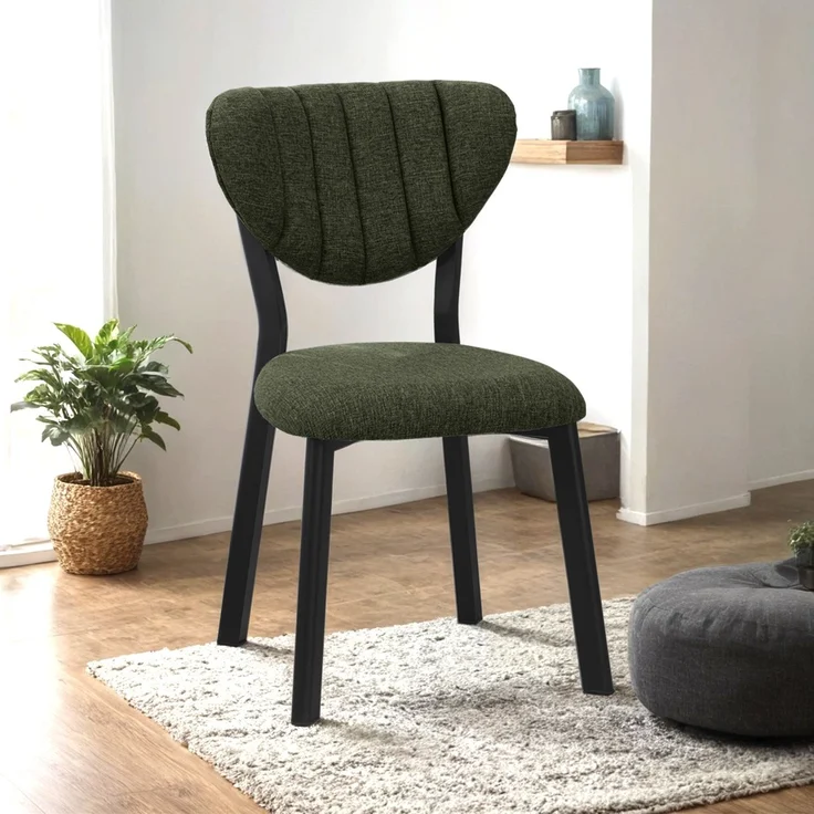 Skye Decor 'Elma - Green' Stuhl, Grün, 47 x 85 x 45 cm – Bild 1