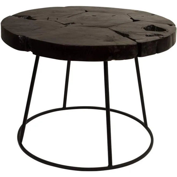 Beistelltisch 'Kraton', Teakholz, braun, Ø 60 cm