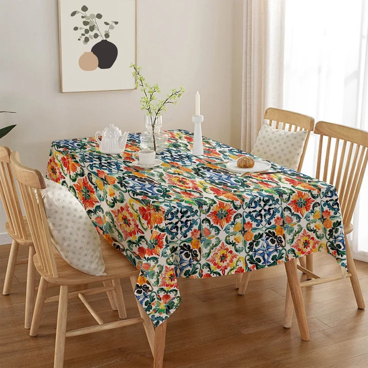 Hermia Concept 'Asr-tblclt25 -39 - 140 x 180' Tischdecke, Mehrfarbig, 140 x 180 cm – Bild 1