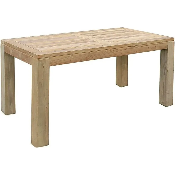Massiver Premium Teak Tisch rechteckig Gartentisch Gartenmöbel Teakmöbel 180 cm