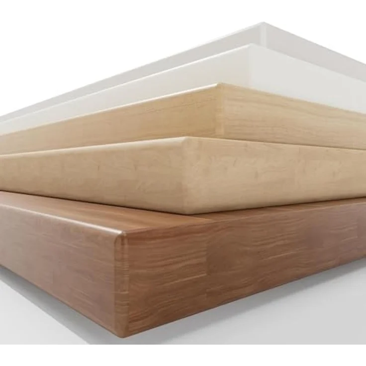 BISLEY Desktop, melaminharzbeschichtete MFC Tischplatte, mit 2 mm ABS Kante, DT251406005, H: 25 x B:1400 x T:600 mm, 014 ahorn – Bild 6