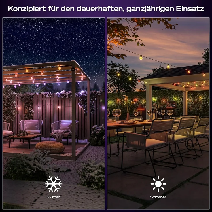 Philips Hue Festavia Globe Outdoor Lichterkette 7 m EU – Bild 6