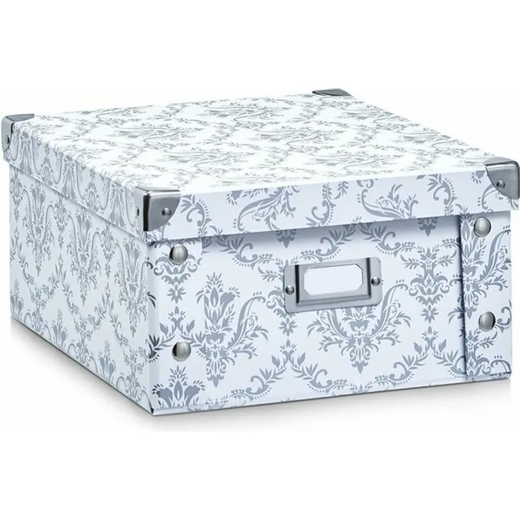 Zeller Aufbewahrungsbox Aufbewahrungsbox 9,6 l weiß, vintage 26,0 x 31,0 x 14,0 cm