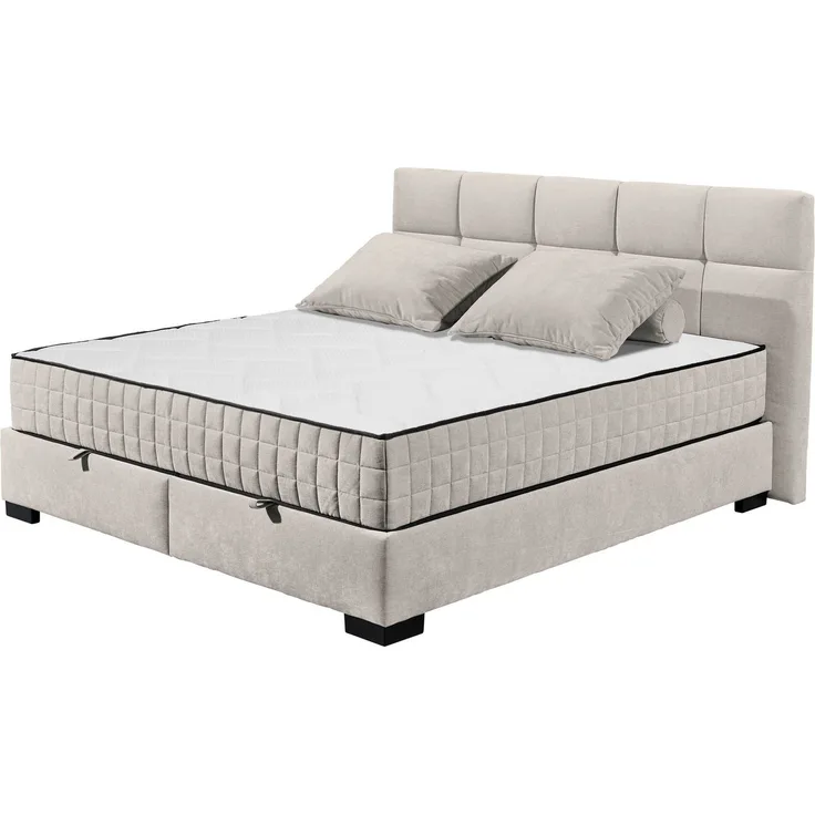 ED EXCITING DESIGN Boxbett Nagol, mit Bettkasten, mit Wendematratze, erhältlich in verschiedenen Breiten