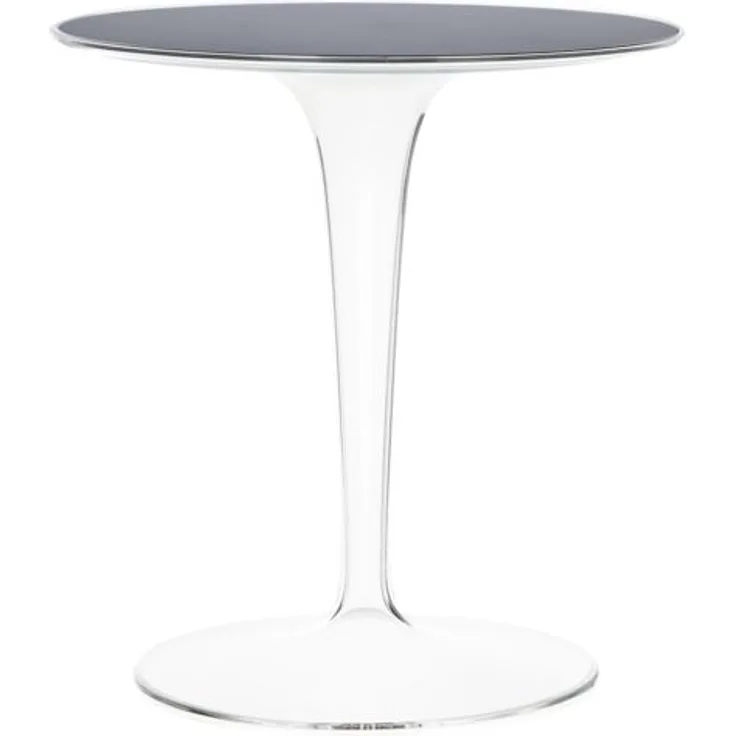 Kartell Tip Top Beistelltisch, Schwarz glänzend