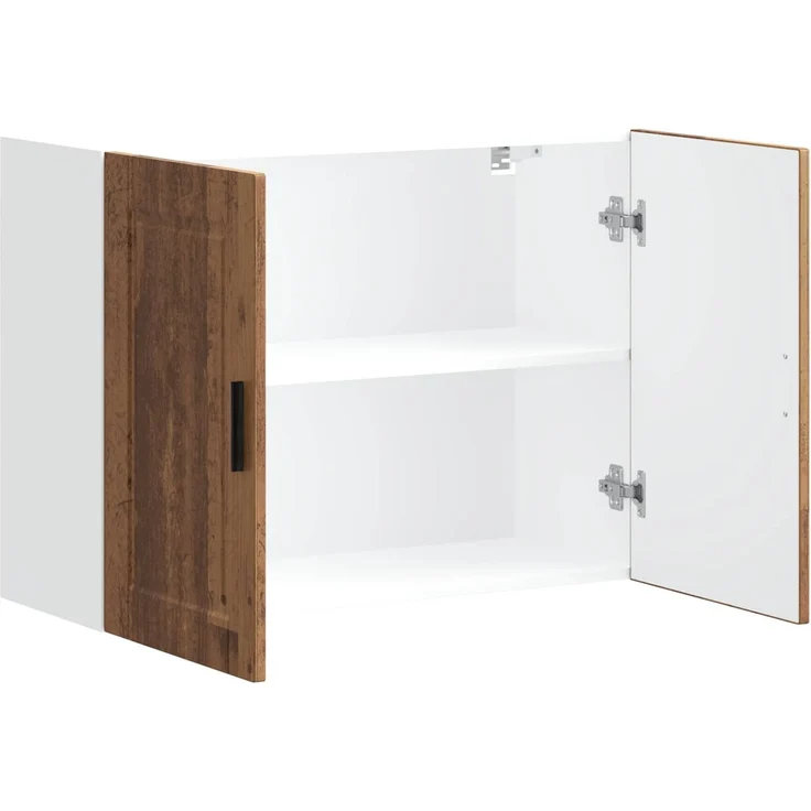 vidaXL Küchen-Hängeschrank Porto Altholz-Optik Holzwerkstoff 854075 – Bild 9