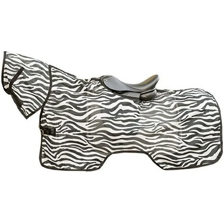 HKM Pferde-Fliegendecke Fliegenausreitdecke Zebra – Bild 4