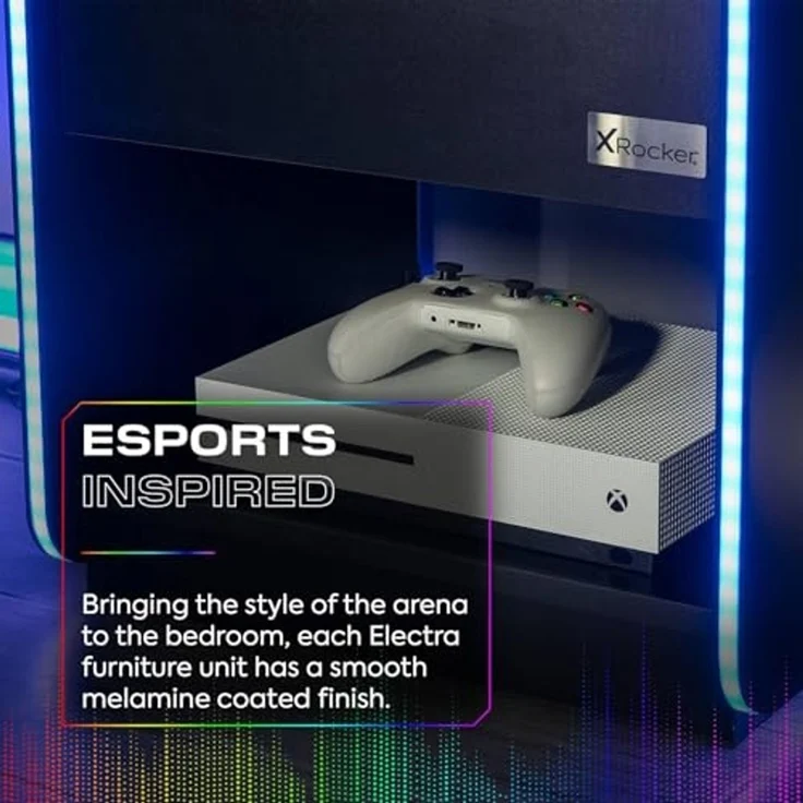 X Rocker Electra Nachttisch - Gaming Nachtschrank mit RGB-Beleuchtung, App-Steuerung & Wireless – Bild 6