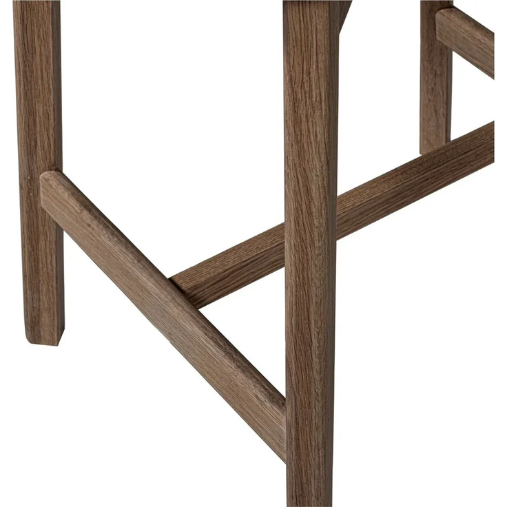 Barhocker Udar - Melange-Stoff Natur, Gestell Braun – Bild 5