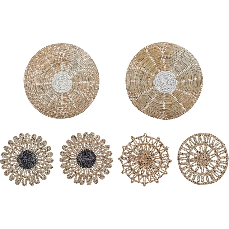 Wanddeko-Set PINTANO Seegras 50 35 36 cm Naturfarben – Bild 4