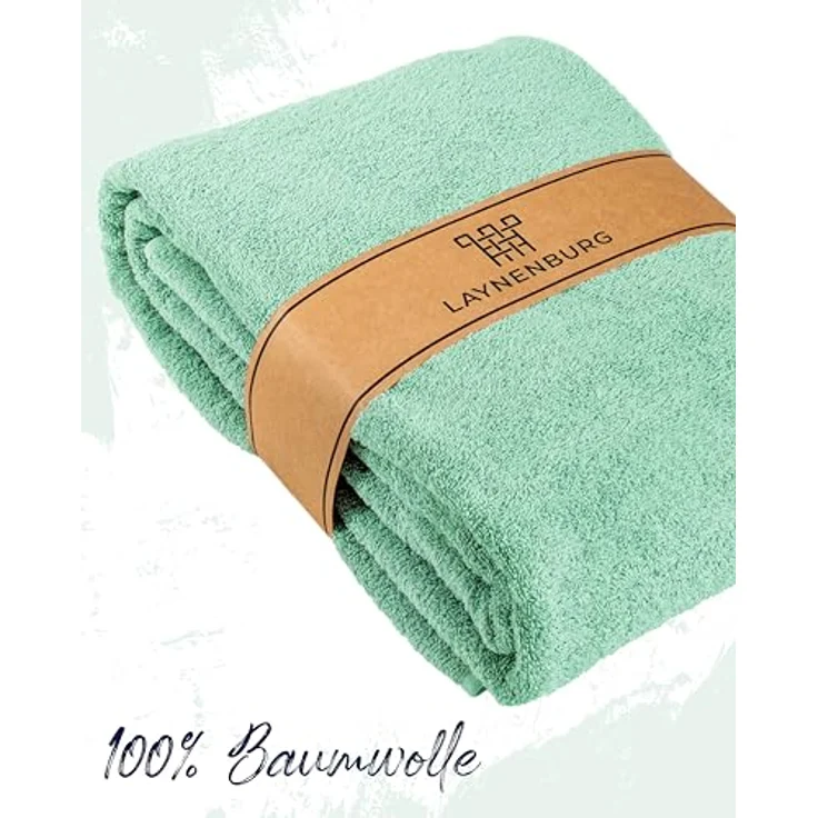 Wohndecke LAYNENBURG Frotteedecke Baumwolle 150x200 cm – Sommer & Sofa, Laynenburg, Baumwolldecke als Sommer, Bett-Überwurf, Couch-Überwurf, Sofa-Decke – Bild 3