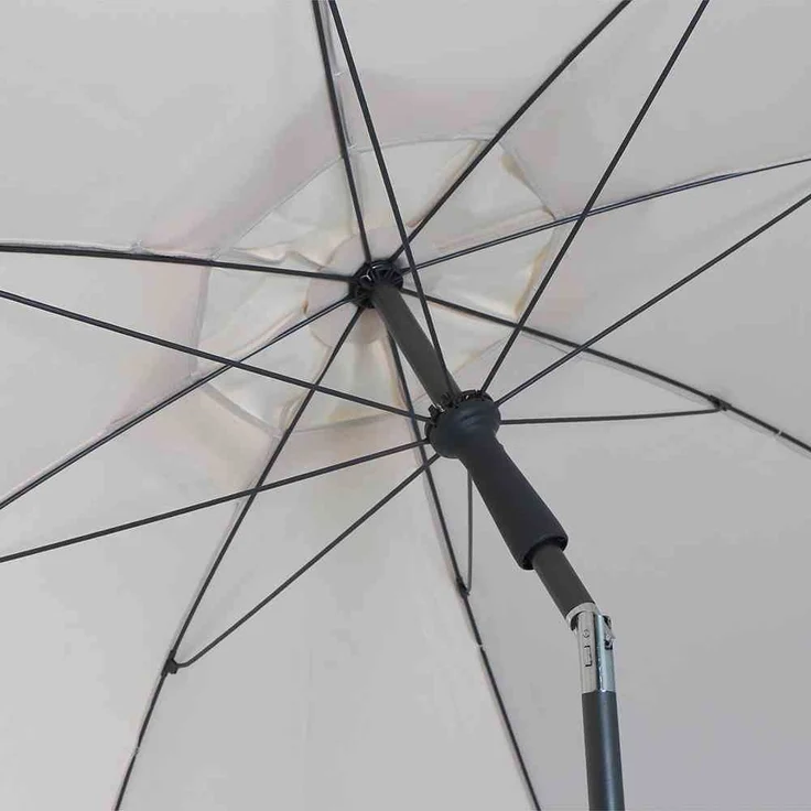 Tropico Mittelstockschirm anthrazit/natur Ø 250cm – Bild 6