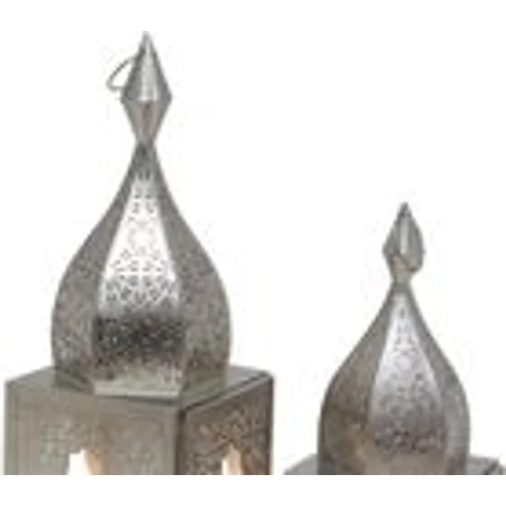 Orientalisches Windlicht Modena Silber L&M – Bild 7