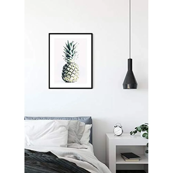 Komar Wandbild Pineapple, Premium-Poster 30 x 40 cm, fotorealistischer Kunstdruck, ohne Rahmen, Made in Germany, für Wohnzimmer & Schlafzimmer – Bild 3