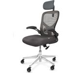 Clouvou CleverSeat Drehstuhl, Anthrazit, ergonomischer 1-Sitzer mit flexiblem Sitzkomfort, 70x142x70 cm für Homeoffice und Büro