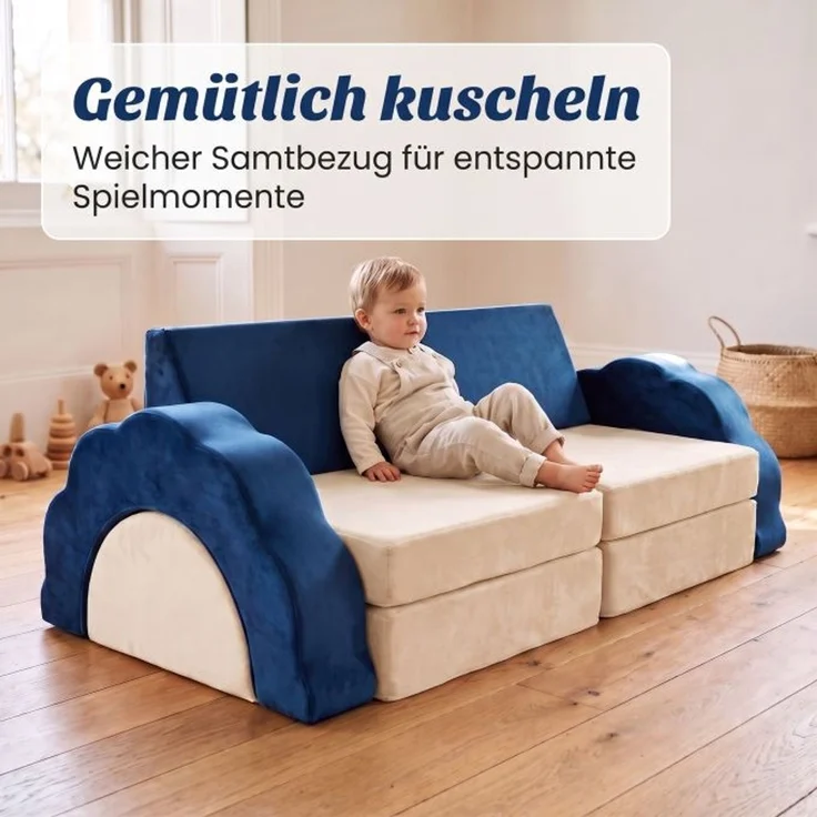 Relaxdays 10-tlg. Kinder Spielsofa modular – Bild 2