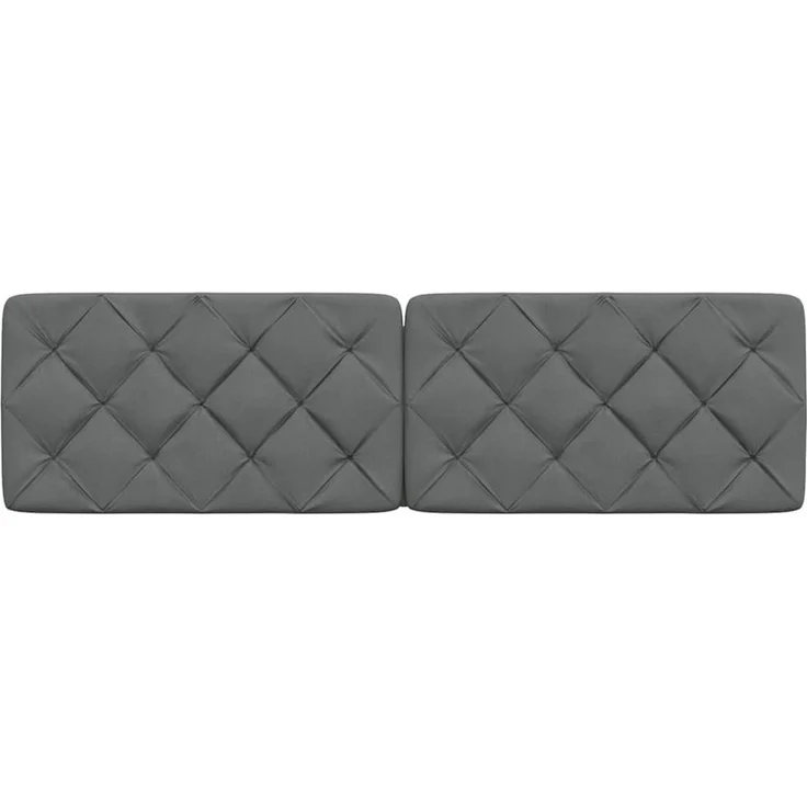 vidaXL Bett Kopfteil-Kissen Dunkelgrau 180 cm Stoff (1-tlg) – Bild 4