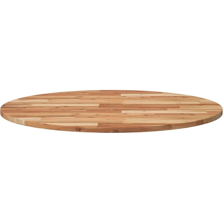 vidaXL Tischplatte Rund Ø90x2 cm Massivholz Akazie 4008699 – Bild 4