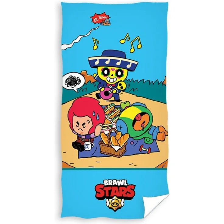 Carbotex Strandtuch Brawl Stars Badetuch Handtuch Strandtuch 70 x 140 cm, bedruckt