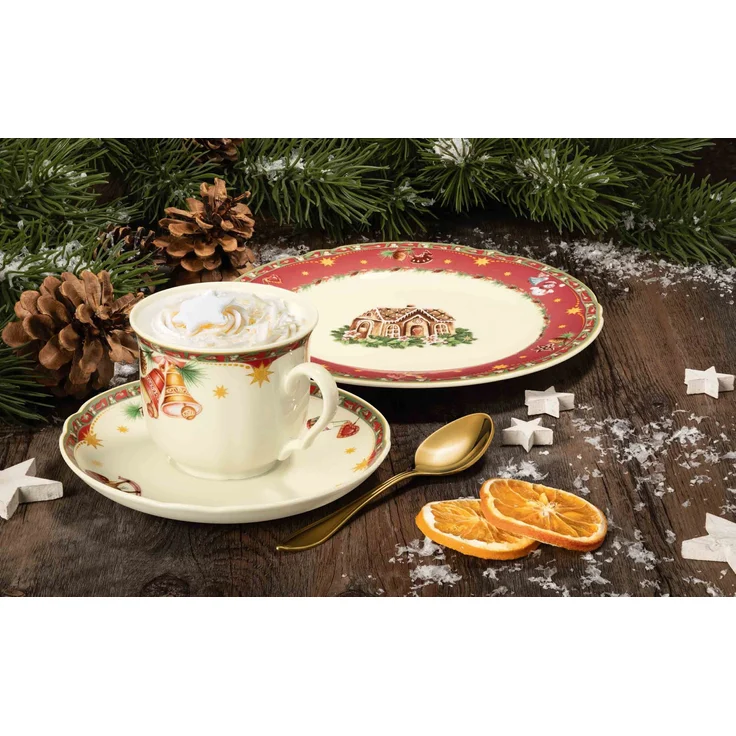 Seltmann Weiden Marieluise Weihnachtsnostalgie Frühstücksteller ø 20 cm 6er Set – Bild 2