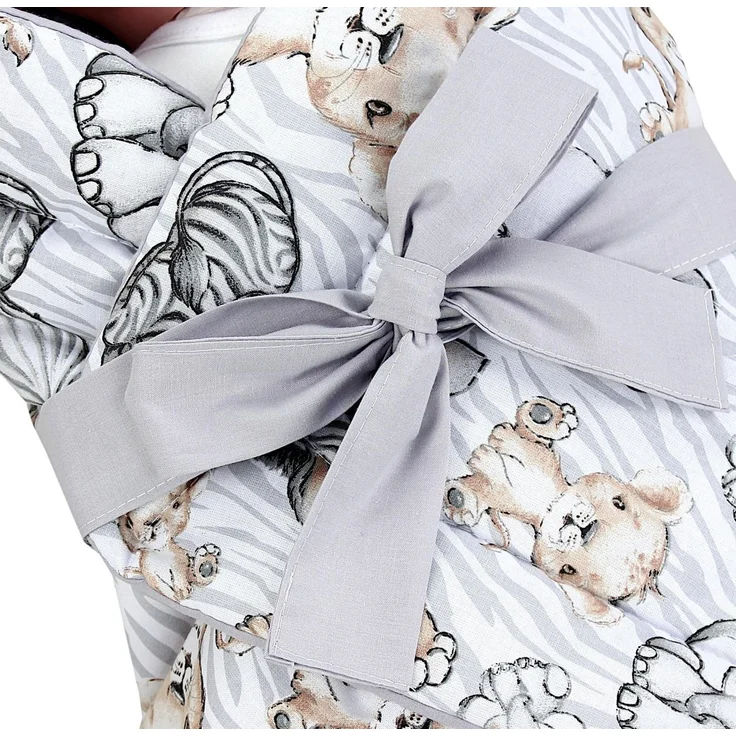 Einschlagdecke TupTam Unisex Baby Einschlagdecke mit Schleife, TupTam – Bild 3