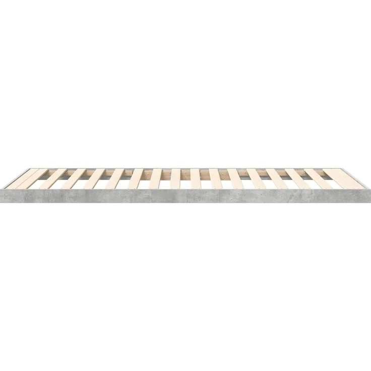 vidaXL Bodenbettrahmen, Holz Beton Grau, 86,5x190 cm – Bild 7