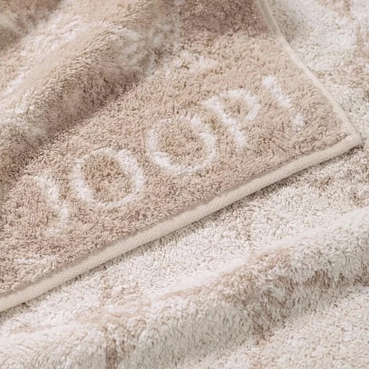 JOOP! Handtuch 2 Stück Joop! Gästetuch Cornflower 1611-30 Sand 30x50, Walkfrottier (2-St), Baumwolle – Bild 2